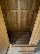Load image into Gallery viewer, Vintage Pine Wardrobe