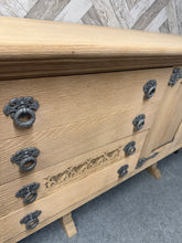 Load image into Gallery viewer, Stripped Oak Sideboard
