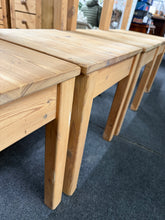 Load image into Gallery viewer, 4 x Stripped Pine Chairs