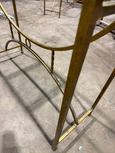 Load image into Gallery viewer, Gold Console Table