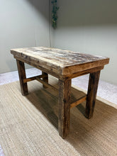 Load image into Gallery viewer, A charming vintage rustic wooden table that brings authentic character to any dining space. Structurally sound and built to last, this piece bears the gentle marks of age that enhance its rustic appeal. Comfortably seats 4–6 people, making it ideal for family gatherings and everyday meals. Perfect for country kitchens, farmhouse interiors, or anyone seeking a statement piece with genuine heritage and warmth.
Delivery Available
Overall Dimensions
121cm long x 62cm wide x 76cm high