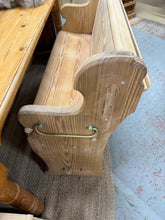Load image into Gallery viewer, Stripped Pine Pew