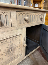 Load image into Gallery viewer, Stripped Oak Sideboard
