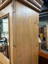 Load image into Gallery viewer, Vintage Pine Wardrobe