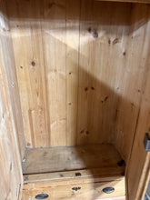 Load image into Gallery viewer, Antique Pine Wardrobe