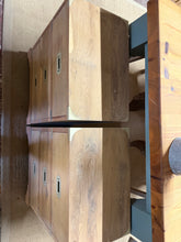 Load image into Gallery viewer, 2 x Oak Bedsides