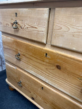 Load image into Gallery viewer, Vintage Pine Chest Of Drawers