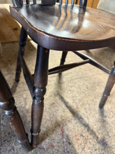Load image into Gallery viewer, 4 x Oak Wheelback Chairs