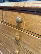Load image into Gallery viewer, Vintage Pine Chest Of Drawers