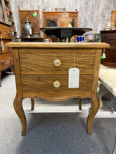 Load image into Gallery viewer, A charming light oak lamp table that brings warmth and functionality to any bedroom or living space. Featuring two convenient drawers, it offers practical storage while maintaining its timeless appeal. This well-crafted piece combines durability with classic design, making it an excellent addition to your home décor.
Delivery Available
Overall Dimensions
53cm wide x 38cm deep x 61cm high 