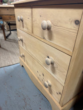 Load image into Gallery viewer, Stripped Pine Chest Of Drawers