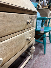 Load image into Gallery viewer, Stripped Oak Bureau