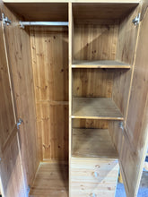 Load image into Gallery viewer, Stripped Pine Wardrobe