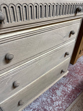 Load image into Gallery viewer, Stripped Oak Chest Of Drawers