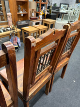 Load image into Gallery viewer, 4 x Mango Wood Chairs