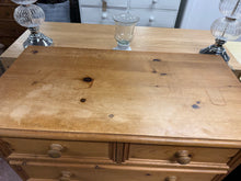 Load image into Gallery viewer, Vintage Pine Chest Of Drawers