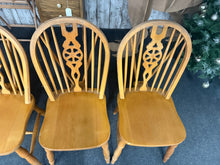 Load image into Gallery viewer, 4 x Wheelback Chairs