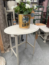 Load image into Gallery viewer, A charming side table with a soft grey-beige finish and gently distressed detailing. Structurally sound and beautifully preserved, this piece adds vintage character to any room. Perfect for displaying décor or holding essentials beside a sofa or bed.
Delivery Available
Overall Dimensions
59cm wide x 41cm deep x 63cm high
