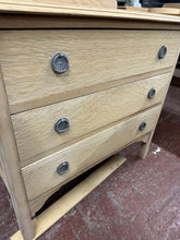 Load image into Gallery viewer, Stripped Oak Chest Of Drawers