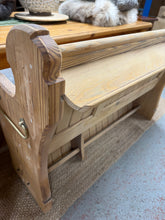 Load image into Gallery viewer, Stripped Pine Pew