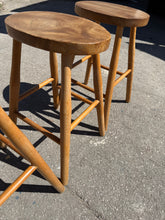 Load image into Gallery viewer, 4 x Wooden Stools