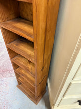 Load image into Gallery viewer, Narrow Pine Bookcase
