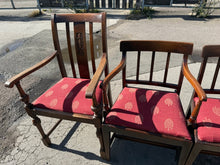 Load image into Gallery viewer, 4 x Oak Chairs