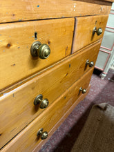 Load image into Gallery viewer, Victorian Pine Chest Of Drawers