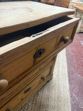 Load image into Gallery viewer, Antique Pine Chest Of Drawers