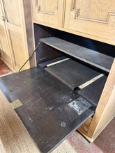 Load image into Gallery viewer, Ornate Stripped Oak Wardrobe