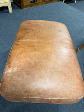 Load image into Gallery viewer, Leather Pouffe