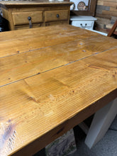 Load image into Gallery viewer, Chunky 7ft Rustic Dining Table