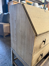 Load image into Gallery viewer, Stripped Oak Bureau