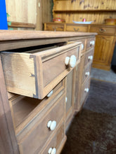 Load image into Gallery viewer, Stripped Mahogany Desk