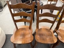 Load image into Gallery viewer, 4 x Oak Chairs