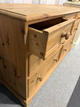 Load image into Gallery viewer, Vintage Pine Chest Of Drawers