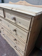 Load image into Gallery viewer, Large Stripped Pine Drawers