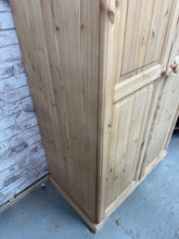 Load image into Gallery viewer, Stripped Pine Wardrobe