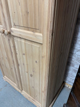 Load image into Gallery viewer, Stripped Pine Wardrobe