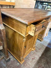 Load image into Gallery viewer, Vintage Pine Desk