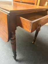 Load image into Gallery viewer, Mahogany Drop Leaf Table