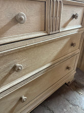 Load image into Gallery viewer, Stripped Oak Bureau