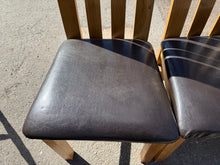 Load image into Gallery viewer, 4 x Oak Chairs