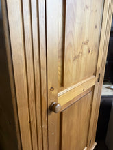 Load image into Gallery viewer, Single Pine Wardrobe
