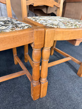 Load image into Gallery viewer, 4 x Oak Chairs