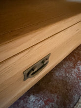 Load image into Gallery viewer, Stripped Oak TV Unit