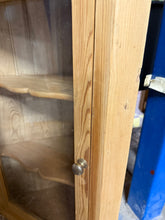 Load image into Gallery viewer, Antique Pine Corner Cupboard
