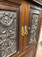 Load image into Gallery viewer, Mahogany Music Cabinet