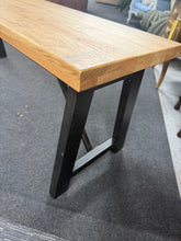 Load image into Gallery viewer, Industrial Dining Bench