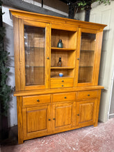 Load image into Gallery viewer, A classic G Plan oak dresser built to last. Structurally sound with ample storage—shelving, two small top drawers, three dovetail-jointed drawers, and three cupboards. Shows honest wear and patina; a light polish would refresh the finish. Separates from the base for convenient transport and repositioning. A versatile piece for any room.
Delivery Available
Overall Dimensions
164cm wide x 45cm deep x 199.5cm high